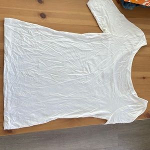 Soft swoop back blouse